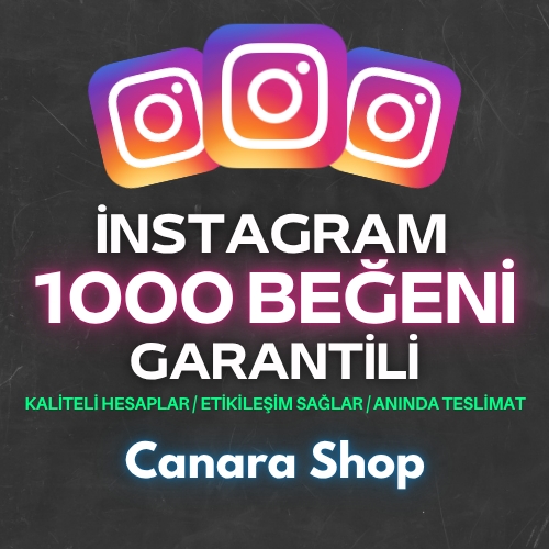  ⭐ İNSTAGRAM 1000 BEĞENİ - Garantili - Hızlı - Piyasanın En İyisi